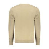 Green Cotton Men's Sweater