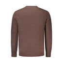 Brown Cotton Men's Sweater