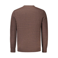 Brown Cotton Men's Sweater