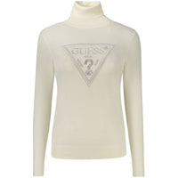 White Viscose Turtleneck