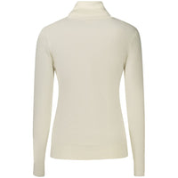 White Viscose Turtleneck