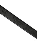 Dark Blue Velvet Gold Tone Metal Buckle Belt