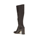Black Calf Leather Bos Taurus High Heel Boots