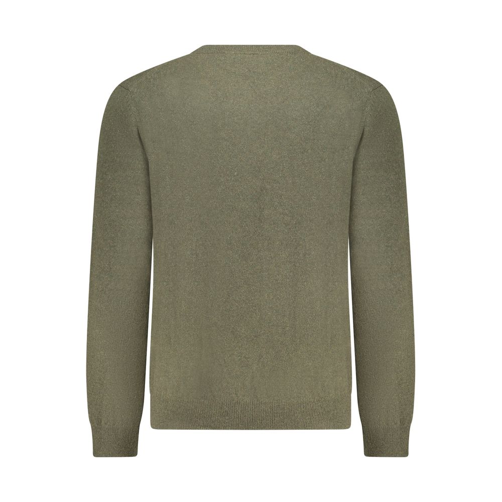 Green Wool Men's Sweater