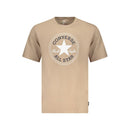 Beige Cotton Mens T-Shirt