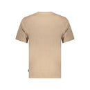 Beige Cotton Mens T-Shirt