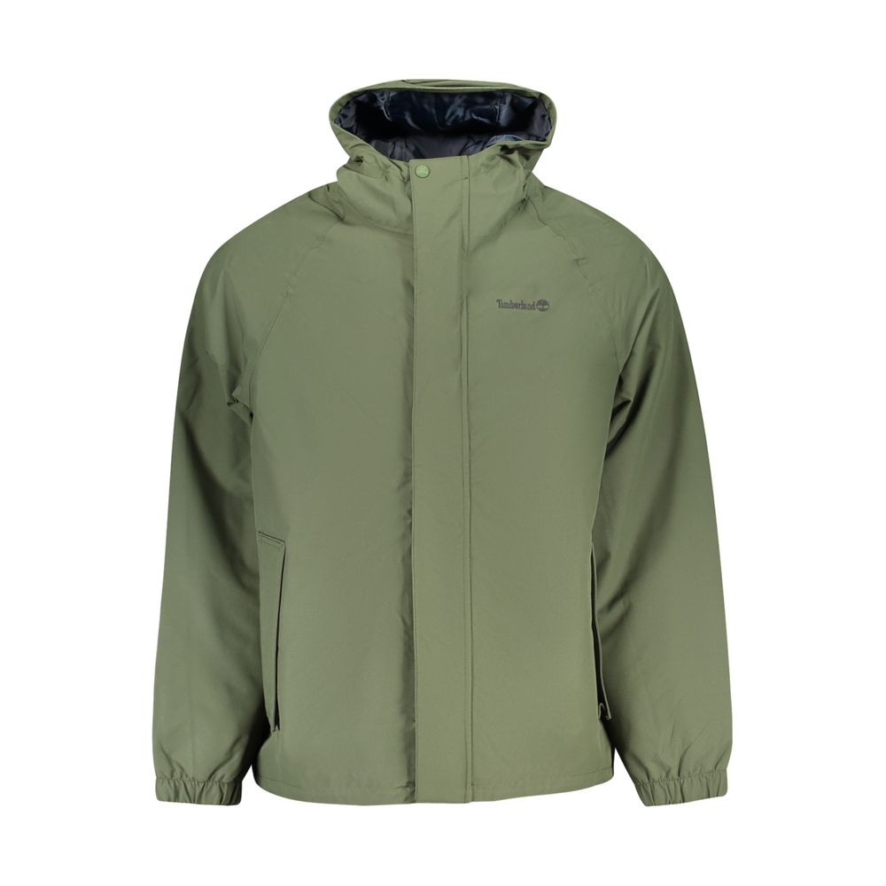 Green Polyester Shell Jacket