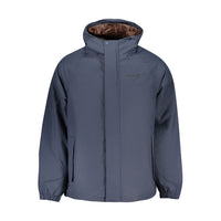 Blue Polyester Shell Jacket