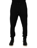 Black Cotton Jogger Men Sweatpants Pants