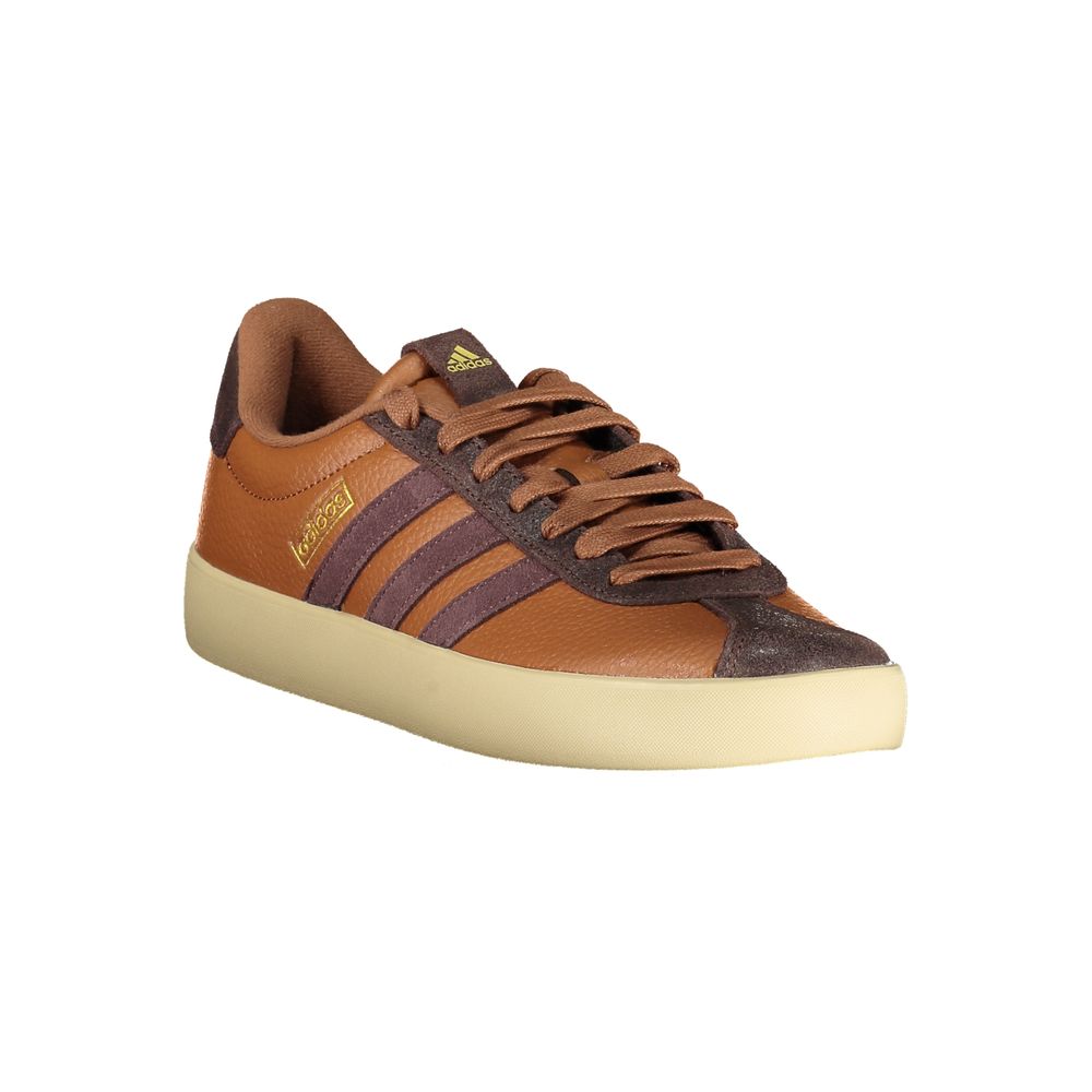 Brown Polyurethane Mens Sneaker