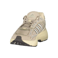 Beige Polyester Mens Sneaker