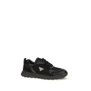 Black Fabric Athletic Sneakers