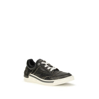 Black Calf Leather Bos Taurus Low Top Sneakers