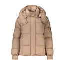 Brown Polyester Women's Jacket