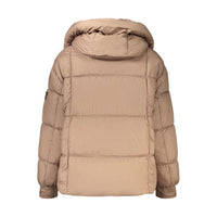 Brown Polyester Women's Jacket