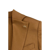 Brown Cotton Men Jacket