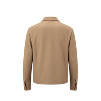 Beige Wool Men's Jacket