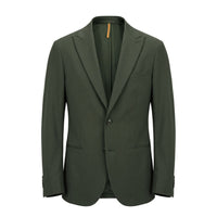 Green Viscose Men's Jacket