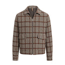 Black Viscose Men Jacket