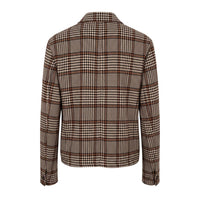 Black Viscose Men Jacket