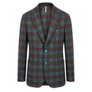 Brown Linen Men's Jacket