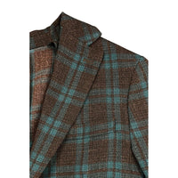 Brown Linen Men's Jacket