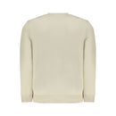 Beige Cotton Men Sweatshirt