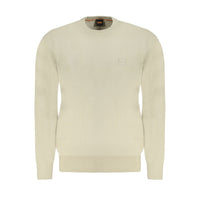 Beige Cotton Men's Sweater