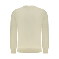 Beige Cotton Men's Sweater