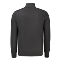 Black Wool Men's Sweater