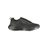 Nero Polyurethane Men Sneaker