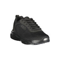 Nero Polyurethane Men Sneaker