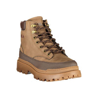 Brown Polyester Mens Sneaker