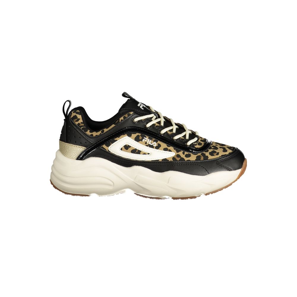 Black Polyester Women's Sneaker