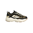 Black Polyester Women's Sneaker