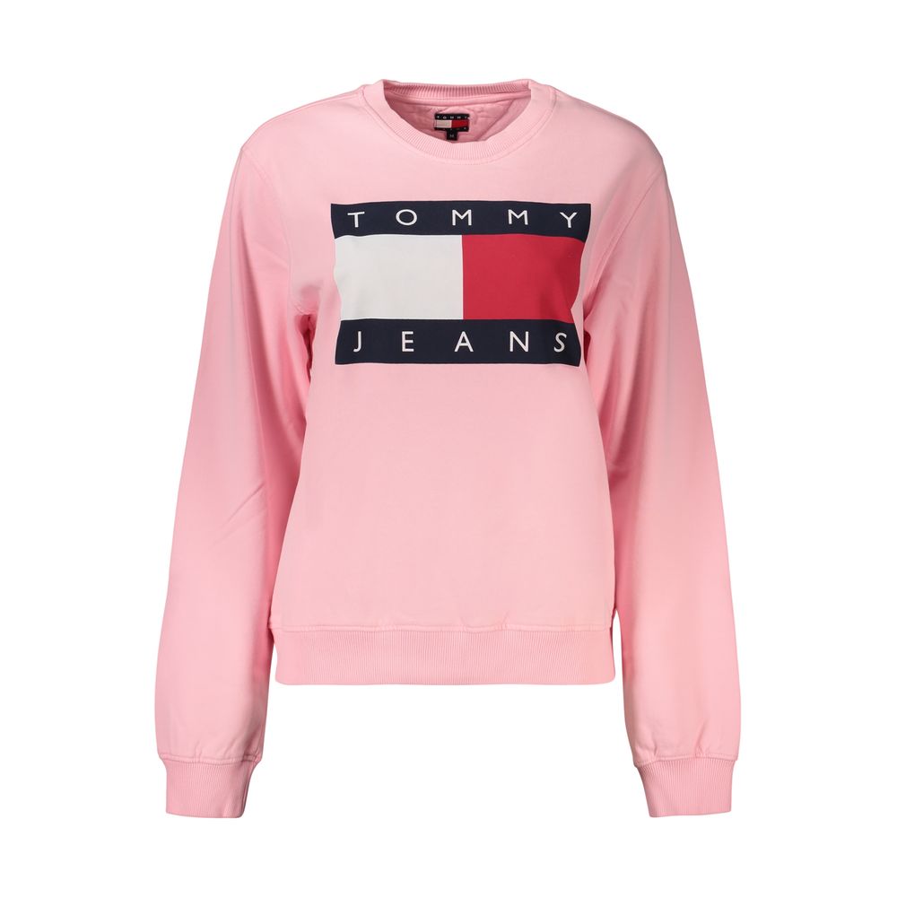 Pink Cotton Women's Sweatshirt
