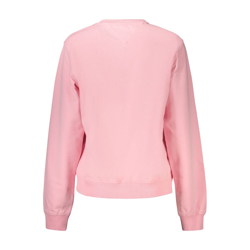 Pink Cotton Women's Sweatshirt