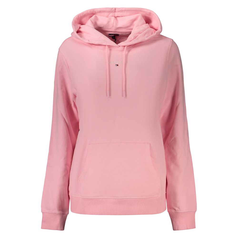 Pink Cotton Womens Sweatshirt