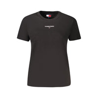 Black Cotton Women's T-Shirt