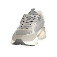 Grey Polyurethane Women's Sneaker