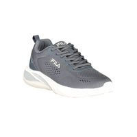 Blue Polyester Men's Sneaker