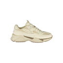 White Polyester Men's Sneaker