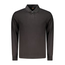 Black Cotton Polo Shirt