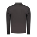 Black Cotton Polo Shirt