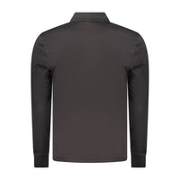 Black Cotton Polo Shirt