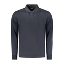 Blue Cotton Men's Polo
