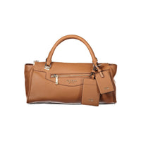 Brown Polyurethane Women's Bag