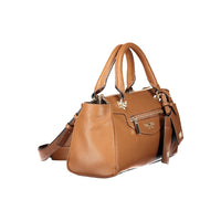 Brown Polyurethane Women's Bag