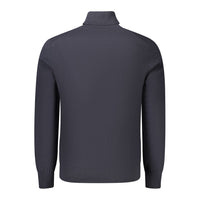Blue Cotton Turtleneck