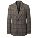 Brown Cotton Men Jacket